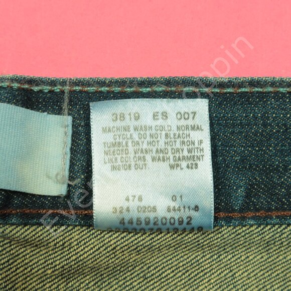 VIntage Levis Silvertab Jeans Mens 34 Blue True Boot Cut Relaxed Fit 90s New - Picture 7 of 8
